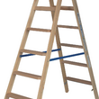 Деревянная двухсторонняя стремянка с перекладинами и ступенями KRAUSE STABILO 2х6 ступеней 818331 - ЛЕСТНИЦЫ СТРЕМЯНКИ KRAUSE В ЕКАТЕРИНБУРГЕ