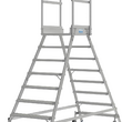 Лестница - платформа двухсторонняя 2х8 ступеней KRAUSE STABILO 821249 - ЛЕСТНИЦЫ СТРЕМЯНКИ KRAUSE В ЕКАТЕРИНБУРГЕ
