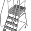 Односторонняя передвижная лестница с платформой 5 ступеней KRAUSE STABILO 821393 - ЛЕСТНИЦЫ СТРЕМЯНКИ KRAUSE В ЕКАТЕРИНБУРГЕ