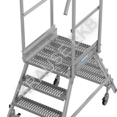 Двухсторонняя передвижная лестница с платформой 2х4 ступени KRAUSE STABILO 821447 - ЛЕСТНИЦЫ СТРЕМЯНКИ KRAUSE В ЕКАТЕРИНБУРГЕ