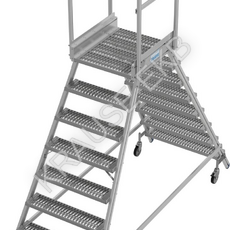 Двухсторонняя передвижная лестница с платформой 2х8 ступеней KRAUSE STABILO 821485 - ЛЕСТНИЦЫ СТРЕМЯНКИ KRAUSE В ЕКАТЕРИНБУРГЕ