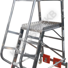 Лестница с платформой KRAUSE STABILO VARIO Kompakt, траверса 750 5 ступ. 833006 - ЛЕСТНИЦЫ СТРЕМЯНКИ KRAUSE В ЕКАТЕРИНБУРГЕ