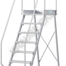 Односторонняя передвижная лестница с площадкой 1х8 KRAUSE CORDA 820068 - ЛЕСТНИЦЫ СТРЕМЯНКИ KRAUSE В ЕКАТЕРИНБУРГЕ