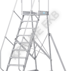 Односторонняя передвижная лестница с площадкой 1х10 KRAUSE CORDA 820075 - ЛЕСТНИЦЫ СТРЕМЯНКИ KRAUSE В ЕКАТЕРИНБУРГЕ