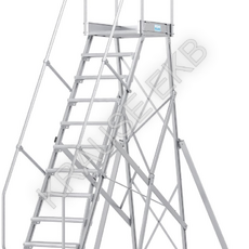 Односторонняя передвижная лестница с площадкой 1х12 KRAUSE CORDA 820082 - ЛЕСТНИЦЫ СТРЕМЯНКИ KRAUSE В ЕКАТЕРИНБУРГЕ