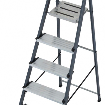 Стремянка анодированная KRAUSE SECURO 6 ступеней 126443 - ЛЕСТНИЦЫ СТРЕМЯНКИ KRAUSE В ЕКАТЕРИНБУРГЕ