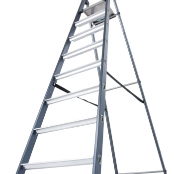 Стремянка анодированная KRAUSE SEPRO S 8 ступеней 124227 - ЛЕСТНИЦЫ СТРЕМЯНКИ KRAUSE В ЕКАТЕРИНБУРГЕ