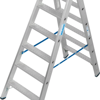 Двухсторонняя стремянка со ступенями R13 KRAUSE STABILO 2х6 ступеней 136169 - ЛЕСТНИЦЫ СТРЕМЯНКИ KRAUSE В ЕКАТЕРИНБУРГЕ