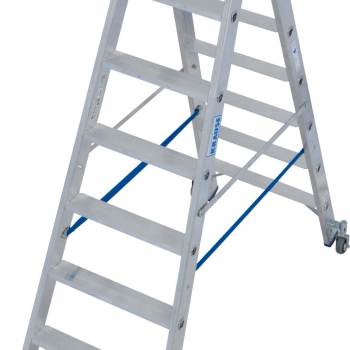 Двухсторонняя стремянка KRAUSE STABILO с роликами 2х7 ступеней 124852 - ЛЕСТНИЦЫ СТРЕМЯНКИ KRAUSE В ЕКАТЕРИНБУРГЕ