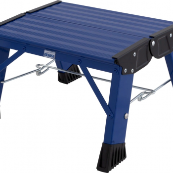 Двухсторонняя складная подставка KRAUSE TREPPY 1 ступень синяя 130341 - ЛЕСТНИЦЫ СТРЕМЯНКИ KRAUSE В ЕКАТЕРИНБУРГЕ