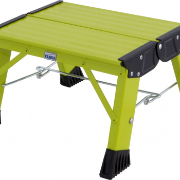 Двухсторонняя складная подставка KRAUSE TREPPY 1 ступень зелёная 130365 - ЛЕСТНИЦЫ СТРЕМЯНКИ KRAUSE В ЕКАТЕРИНБУРГЕ