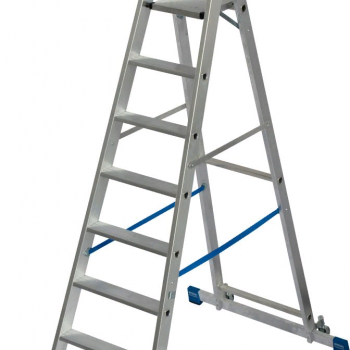 Передвижная стремянка с траверсой KRAUSE STABILO 8 ступеней 127327 - ЛЕСТНИЦЫ СТРЕМЯНКИ KRAUSE В ЕКАТЕРИНБУРГЕ