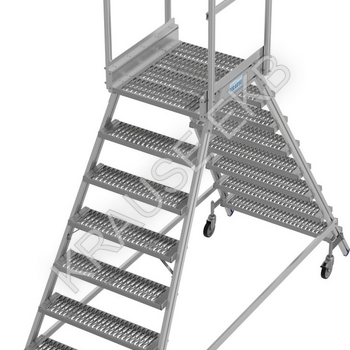 Двухсторонняя передвижная лестница с платформой 2х8 ступеней KRAUSE STABILO 821485 - ЛЕСТНИЦЫ СТРЕМЯНКИ KRAUSE В ЕКАТЕРИНБУРГЕ