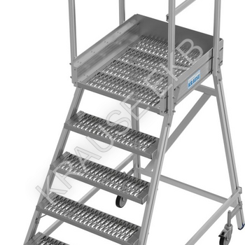 Односторонняя передвижная лестница с платформой 6 ступеней KRAUSE STABILO 821409 - ЛЕСТНИЦЫ СТРЕМЯНКИ KRAUSE В ЕКАТЕРИНБУРГЕ