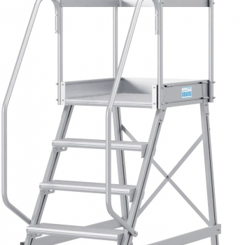 Односторонняя передвижная лестница с площадкой 1х5 KRAUSE CORDA 820037 - ЛЕСТНИЦЫ СТРЕМЯНКИ KRAUSE В ЕКАТЕРИНБУРГЕ