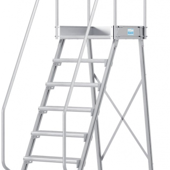 Односторонняя передвижная лестница с площадкой 1х8 KRAUSE CORDA 820068 - ЛЕСТНИЦЫ СТРЕМЯНКИ KRAUSE В ЕКАТЕРИНБУРГЕ