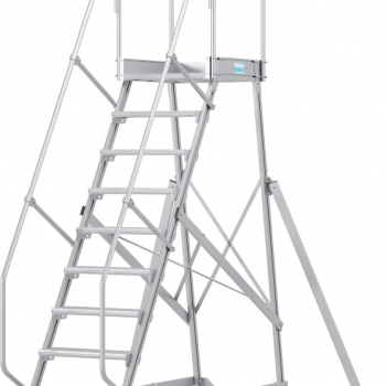 Односторонняя передвижная лестница с площадкой 1х10 KRAUSE CORDA 820075 - ЛЕСТНИЦЫ СТРЕМЯНКИ KRAUSE В ЕКАТЕРИНБУРГЕ